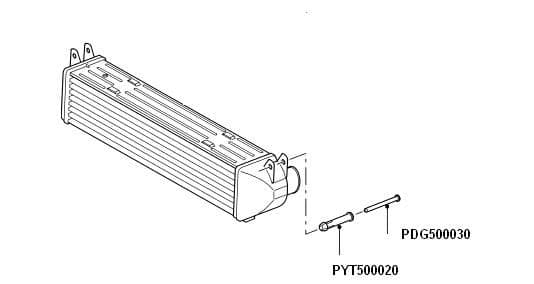 PDG500030 INTERCOOLER MOUNTING OUTER PIN