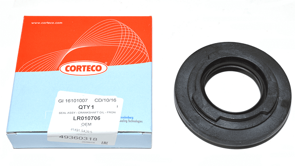 LR010706 OEM Corteco Oil Seal Crankshaft Front 5.0L V8 49360318