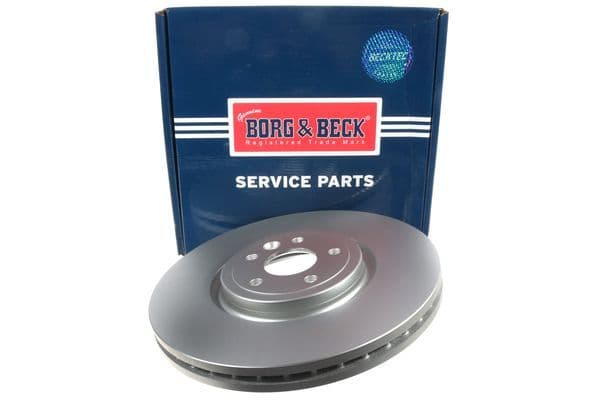 T4N1803 Borg & Beck BBD6103S Single Coated Brake Disc-Front 350mm X260/X760