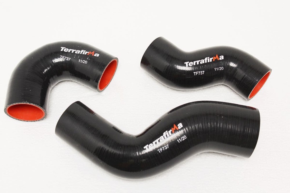 TF737 Terrafirma Terrafirma Silicone Intercooler Hose Kit Black 90/110/130 Td5